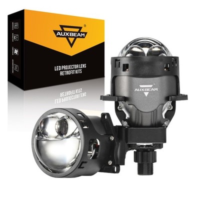 AUXBEAM Bi LED Projector Lens 3.0'' 110W Car Headlight Universal Xenon Retrofit