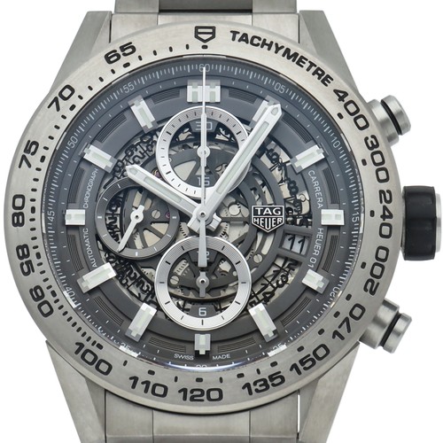 TAG HEUER Carrera Calibre Heuer 01 Chronograph Grey Phantom CAR2A8A.BF0707 t...