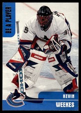 1999-00 Be a Player Memorabilia Kevin Weekes Vancouver Canucks #196