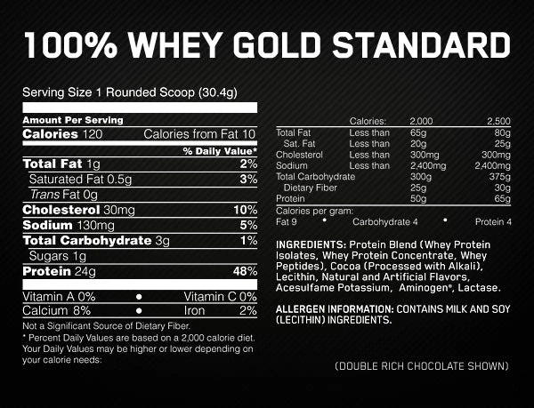 OPTIMUM NUTRITION GOLD STANDARD 100% PROTEÍNA WHEY™ 5LB Soporte y recuperación muscular Foto 2 de 2