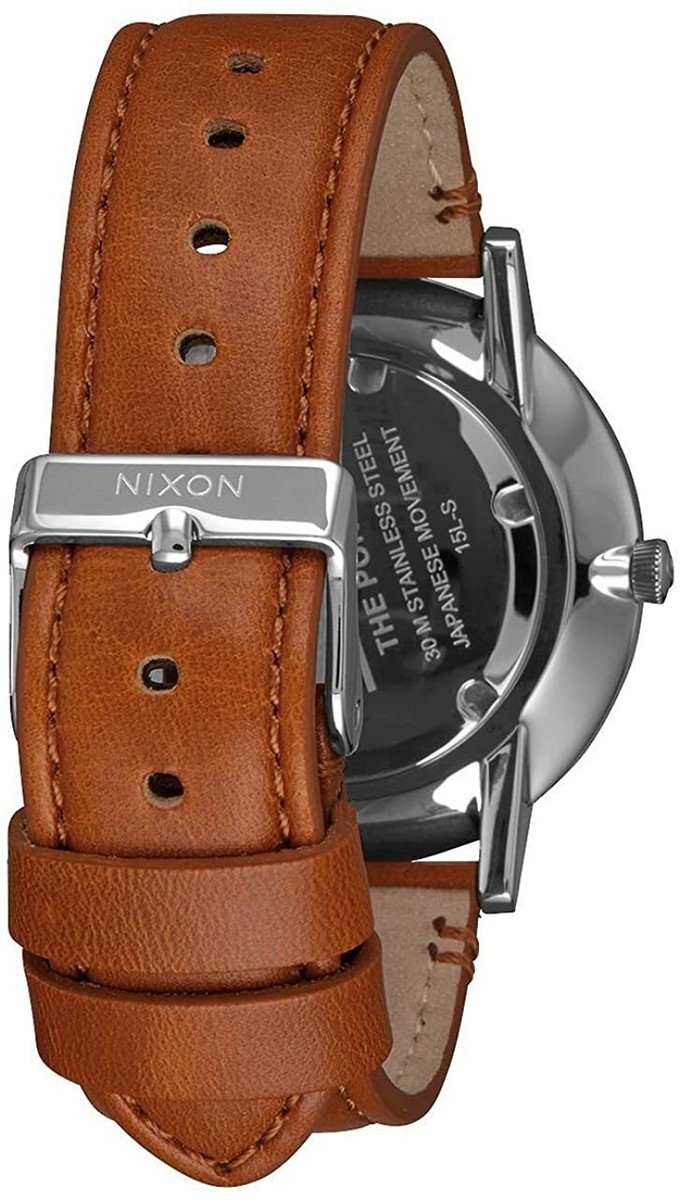 Nixon Porter Brown Leather Unisex Watch A1058-2442