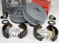 Zimmermann Bremstrommeln Ø 200 Mm + ABS Ringe Hinten FüR Opel Tigra Twintop