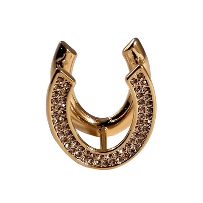 ジルコニア Gold Scarf Ring Cubic Zirconia Horseshoe Pave | St. Germain | eBay