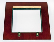 1 ADAPTER 9"x9" for use 6"x6"RC boards in CENTURY or ANTHONY 8x10, Plywood/Brass