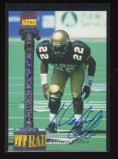 Colorado Buffalos DENNIS COLLIER Signed Card CERTIFIED PACK AUTO AUTOGRAPH BEARS