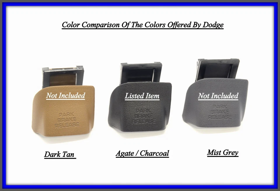 98–01 Dodge Ram 1500 2500 3500 cabo de freio de estacionamento fabricante de equipamento original – carvão  - Imagem 3 de 3