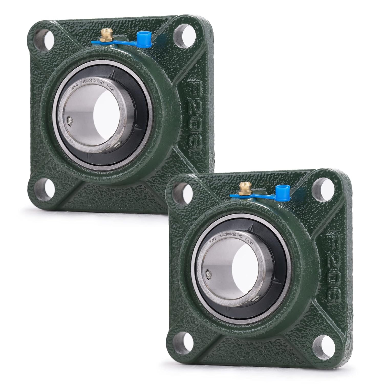 2 Pcs UCF206-20 Bore 1-1/4