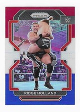 2022 Panini Prizm Red White & Blue Ridge Holland WWE Smack Down Wrestling #154