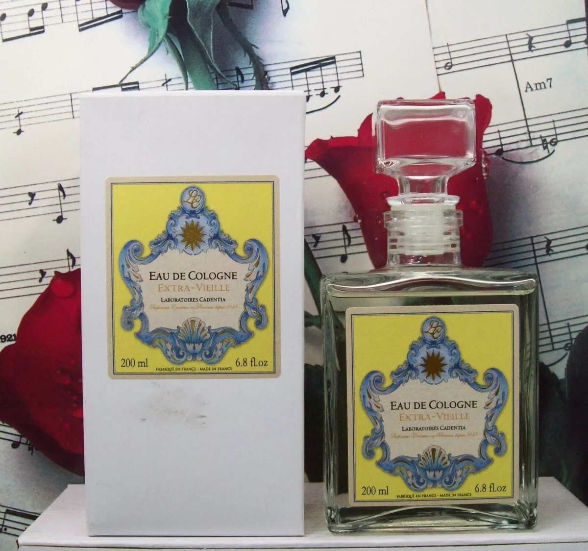 Eau De Cologne Extra Vieille By Laboratoires Cadentia 6.8 Fl. Oz. NIB