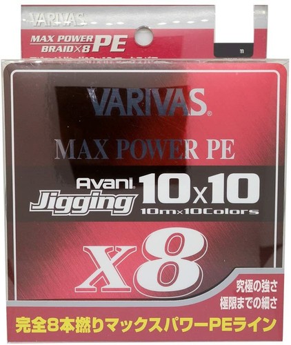 Varivas Pe Braid Line Avani Jigging 10x10 Power Pe X8 1 5 28 6lb 300m Jpn Ebay