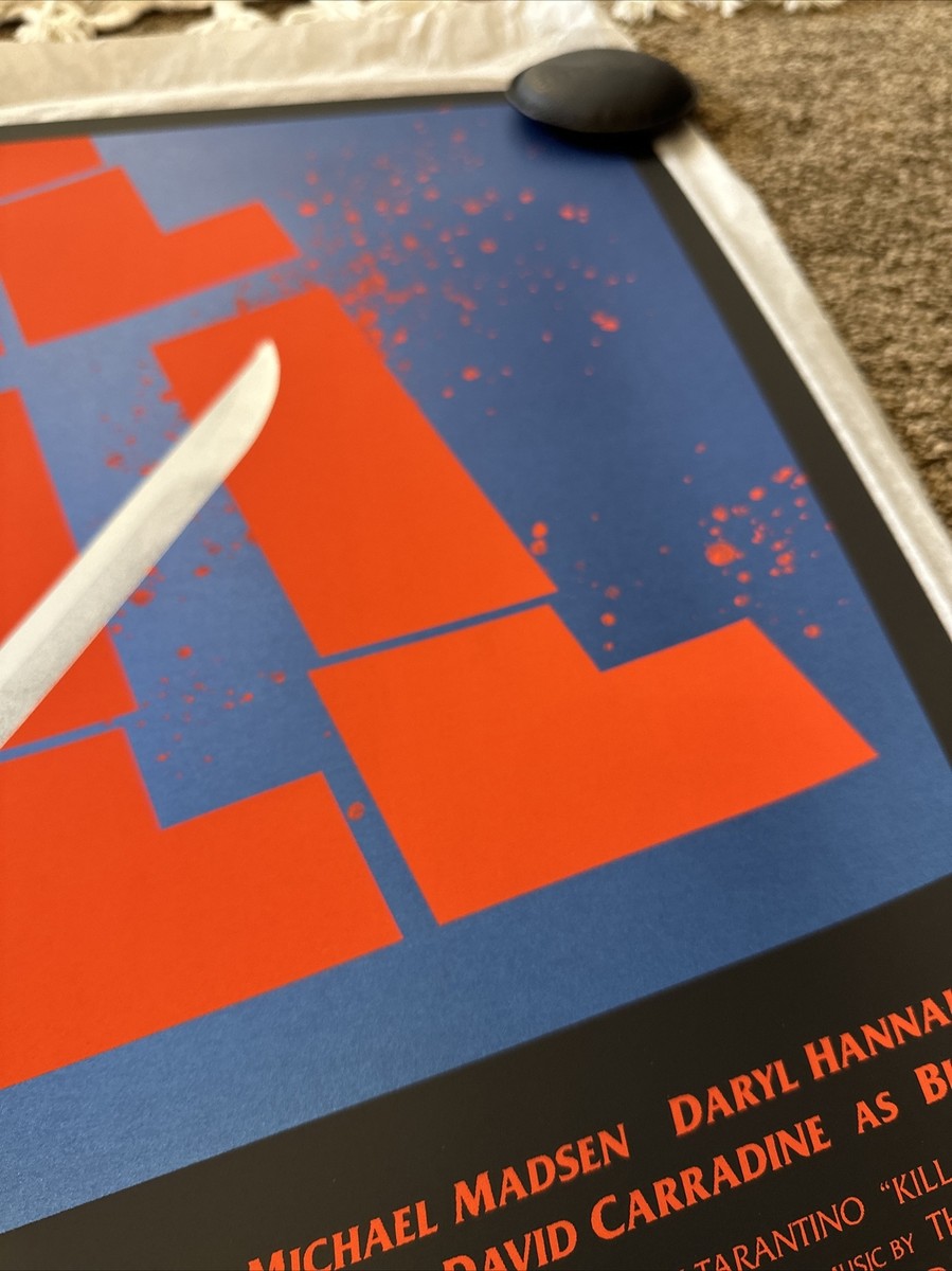 NYCC 2022 Kill Bill Marko Manev Poster Screen Print Art 36x24