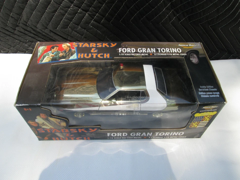 Starsky and Hutch Ford Gran Torino Ertl American Muscle 1:18 Die Cast 33399 - Image 4 of 4