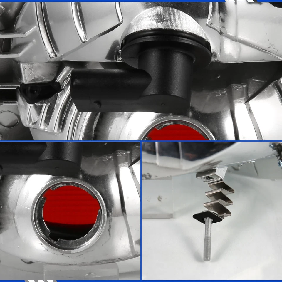 For 1998-2005 98-05 Volkswagen Beetle Black Tail Lights Brake Lamps Left+Right - Image 4 of 4