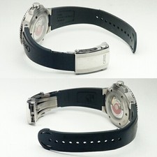 Wristwatch Oris Aquis Date Relief 01 733 7730 4153 Stainless Steel Grey USED 6