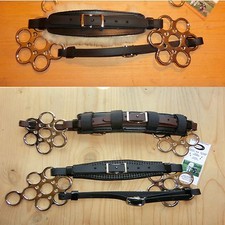 Hackamore FLOWER Biothane Edelstahl Messing Glücksrad Gebisslos 4x Polsterwahl 