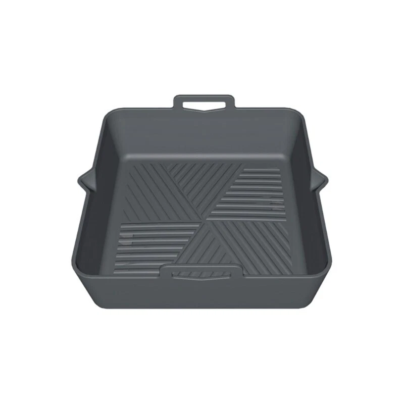 Non-Stick Air Fryer Baking Tray Silicone Pizza Mat for Home Kitchen Non-Stick Air Fryer Baking Tray Silicone Pizza Mat for Home Kitchen