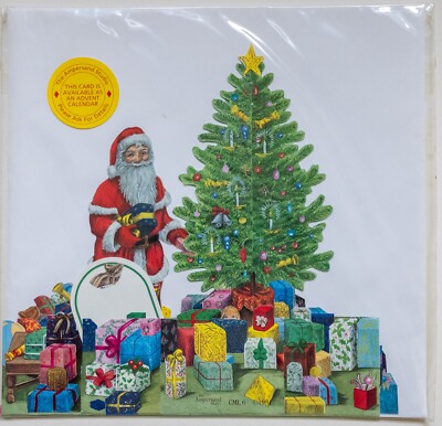 Weihnachtskarte 3 D mit Umschlag Geschenke Ampersand Studio