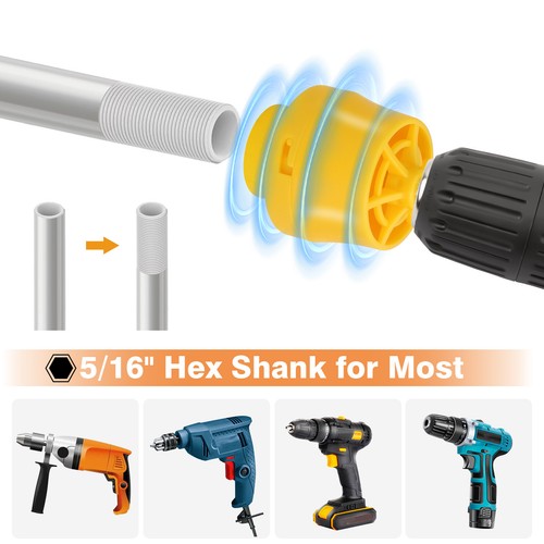 PVC Thread Maker Tool Pipe Threader Plumbing Tool with 3 Dies for Electric Drill - Picture 4 of 7