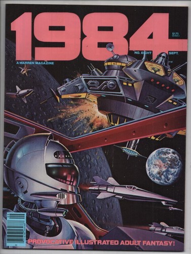 1984 #8, NM-, Warren magazine, Corben, Frank Thorne, 1978 1979, Alex Nino
