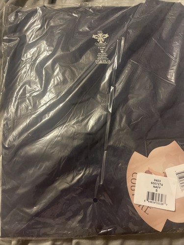 Med Couture Scrubs Small 3 Pocket Scrub Top 8403 Navy Brand New with tags