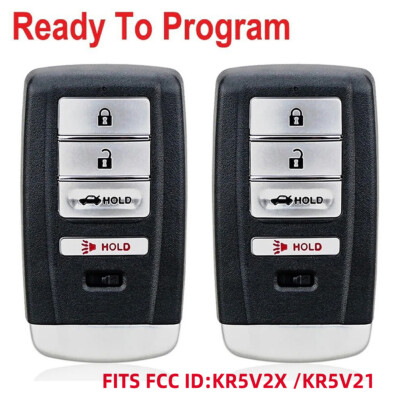 2 Smart Remote Key Fob KR5V2X KR5V21 for Acura TLX 2018 ILX 2019 2020 2021 2022