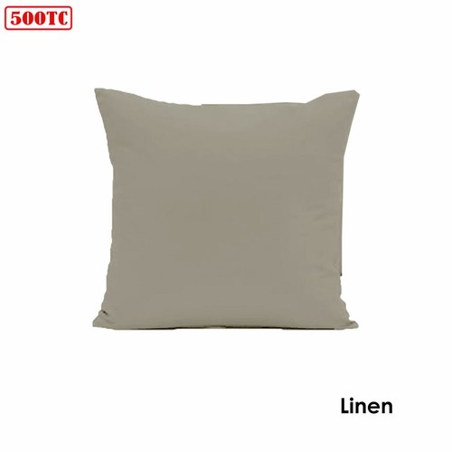 Funda de almohada europea de algodón egipcio 500TC 65 x 65 cm - Imagen 4 de 4