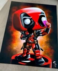 Deadpool Middle Finger (censored) Marvel funko Style print