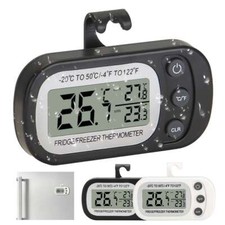 1/2x Magnetic Digital Refrigerator Freezer Thermometer Fridge Large LCD Display