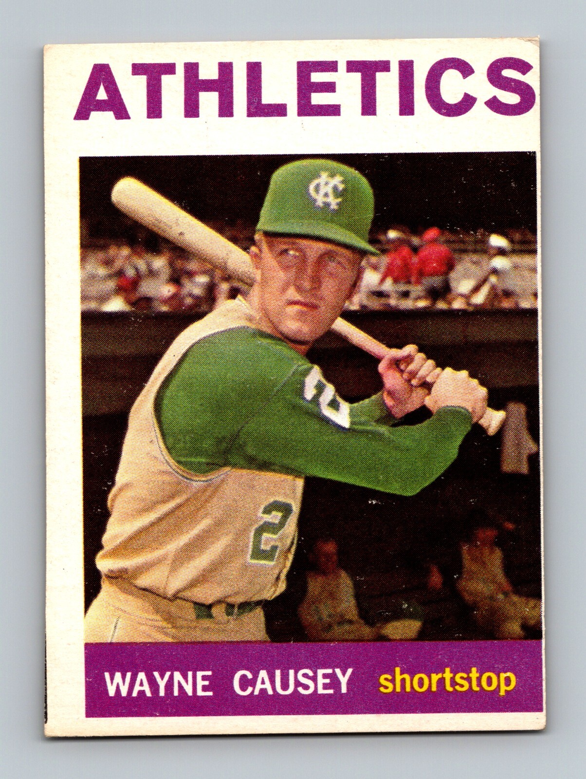 1964 Topps #75 Wayne Causey VG-VGEX (MC) Kansas City A's Baseball Card