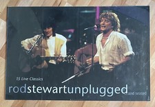 Rod Stewart Ron Wood Unplugged Promo Poster (1993) 24 X 36 Rare!