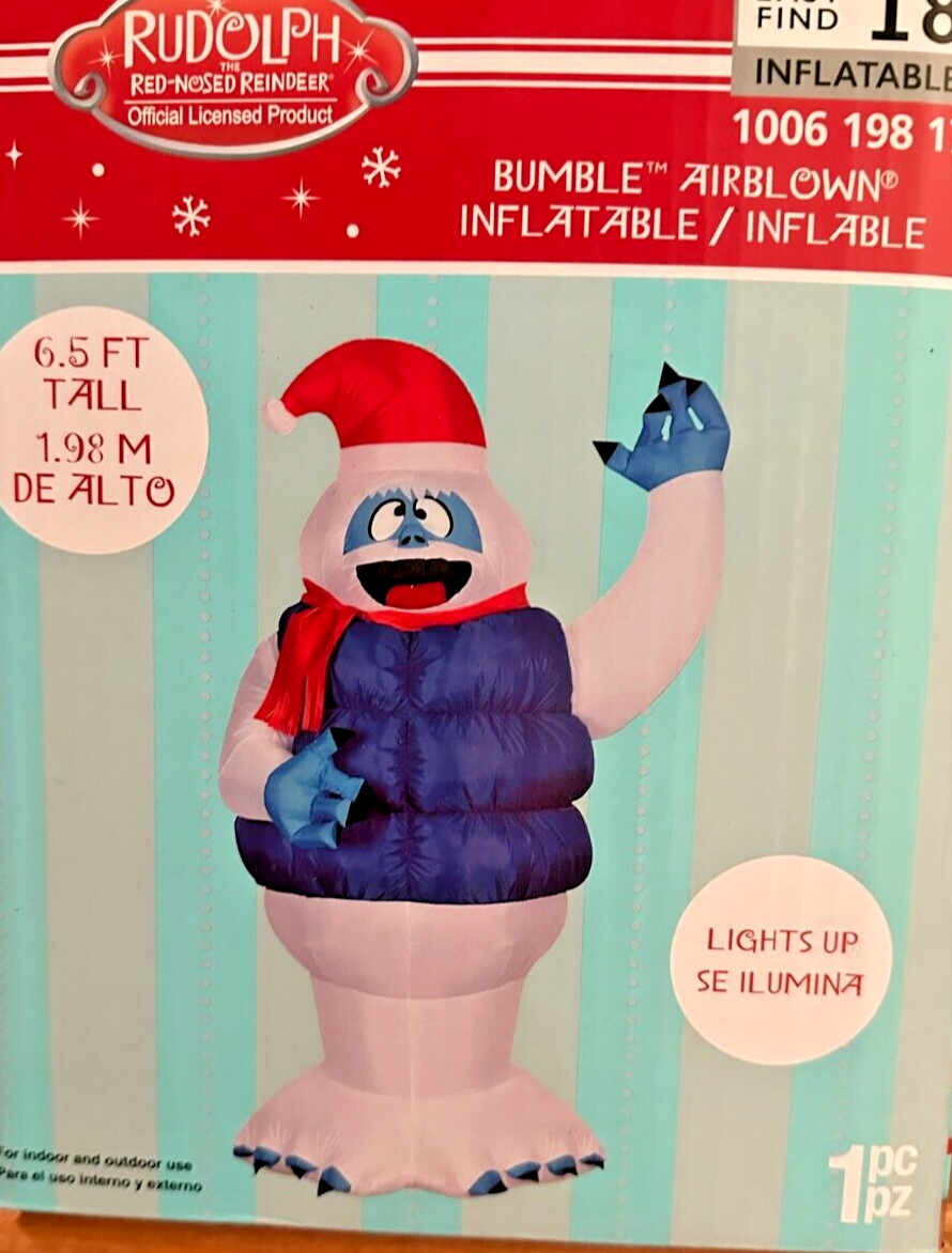 Bumble Rudolph Inflatable