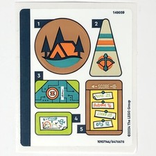 LEGO STICKER SHEET 42622 Adventure Camp Archery Range Friends Stickers Decals