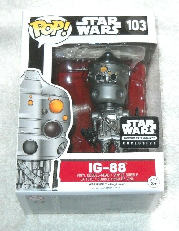 Funko Pop (Star Wars) - IG-88 (#103) - new in box - 100