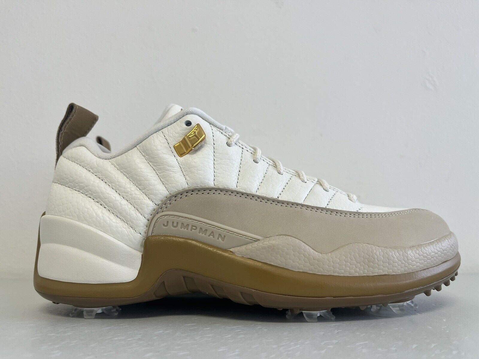 Nike Air Jordan 12 Low Golf NRG U22 Dark Driftwood Sail DM9016-109 Size 10