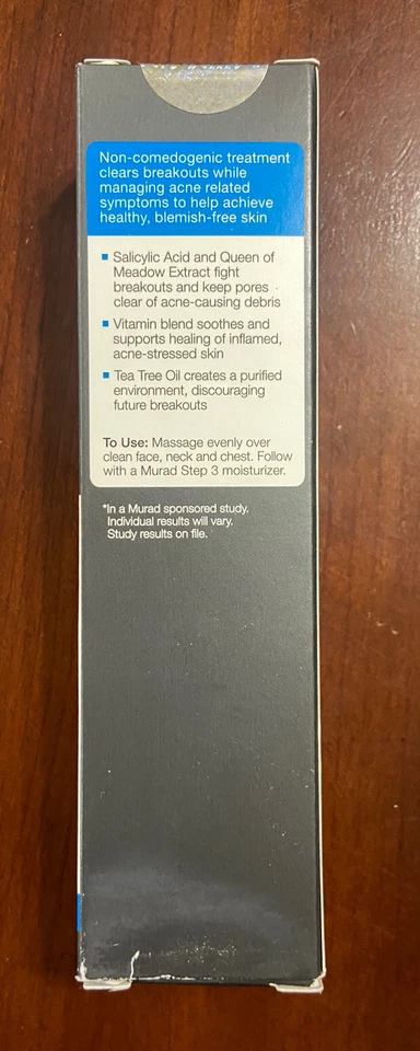 NEW! MURAD ACNE CLEARING SOLUTION STEP 2 TREAT REPAIR 0.5% SALICYLIC ACID 1.7 OZ - Image 3 of 4