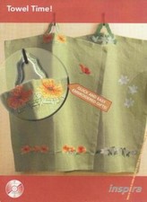 Inspira: Towel Time PC CD full designs stitch files sewing sew cats collection
