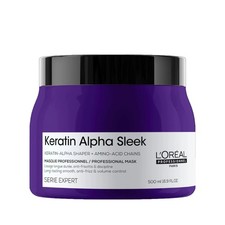 L'Oreal Keratin Alpha Sleek Maschera - 500 Ml