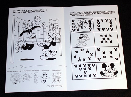 Disneyland 1988 MENU Carnation Ice Cream Parlor Walt Disney History Vault - Picture 3 of 6