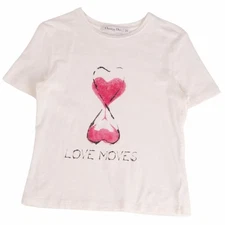 Dior Christian T-shirt 2021 Top LOVE MOVES Short Sleeve Women XS Used MOLO-0