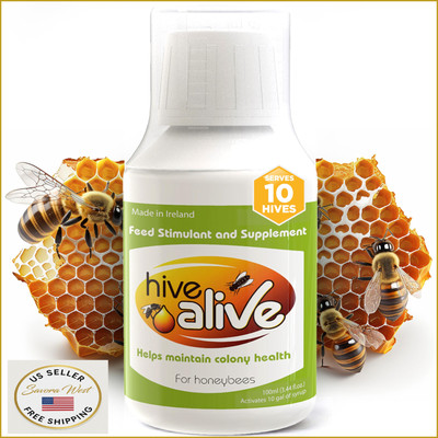 HIVE ALIVE Liquid Concentrate Bee Feed Supplement - Honey Bee Food Stimulant