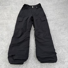 Burton Snow Pants Youth Medium 10-12 Black DryRide Room To Grow Adjustable Waist