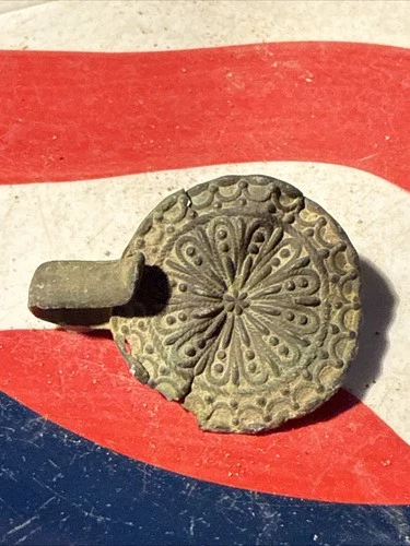 Dug Civil War 💥 🇺🇸 💣 Brass Cape Clasp PH LA