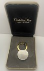 Christian Dior Vintage Gold Silver Tone Keychain with Original Box — photo 4