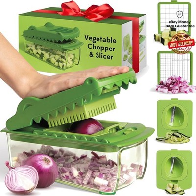 OTOTO Croc Chop Vegetable Slicer - Unique Housewarming Gift for Cooking Lovers
