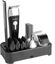 SMINIKER Professional 5 in 1 Multi-functional Waterproof Man's Grooming Kit H...