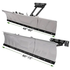 48"- 60"/60"-72" Adjustable Snow Plow Blade For UTV ATV Universal W/Hardware