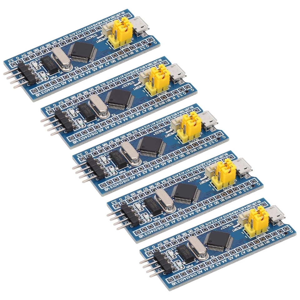 5PCS STM32F103C8T6 Minimum System Development Board Mirco USB 40 Pin  - Photo 4/4