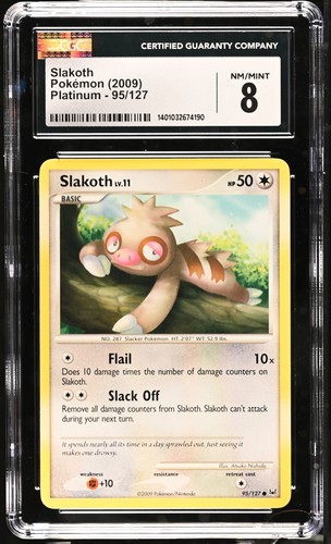 Slakoth graded CGC 8 for sale on eBay