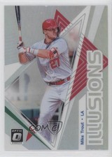 2019 Panini Donruss Optic Optic Illusions Holo Prizm Mike Trout #OI-1 0sw9