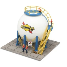 O Scale Modern Spherical Sunoco Storage Tank - Horton Sphere - NEW